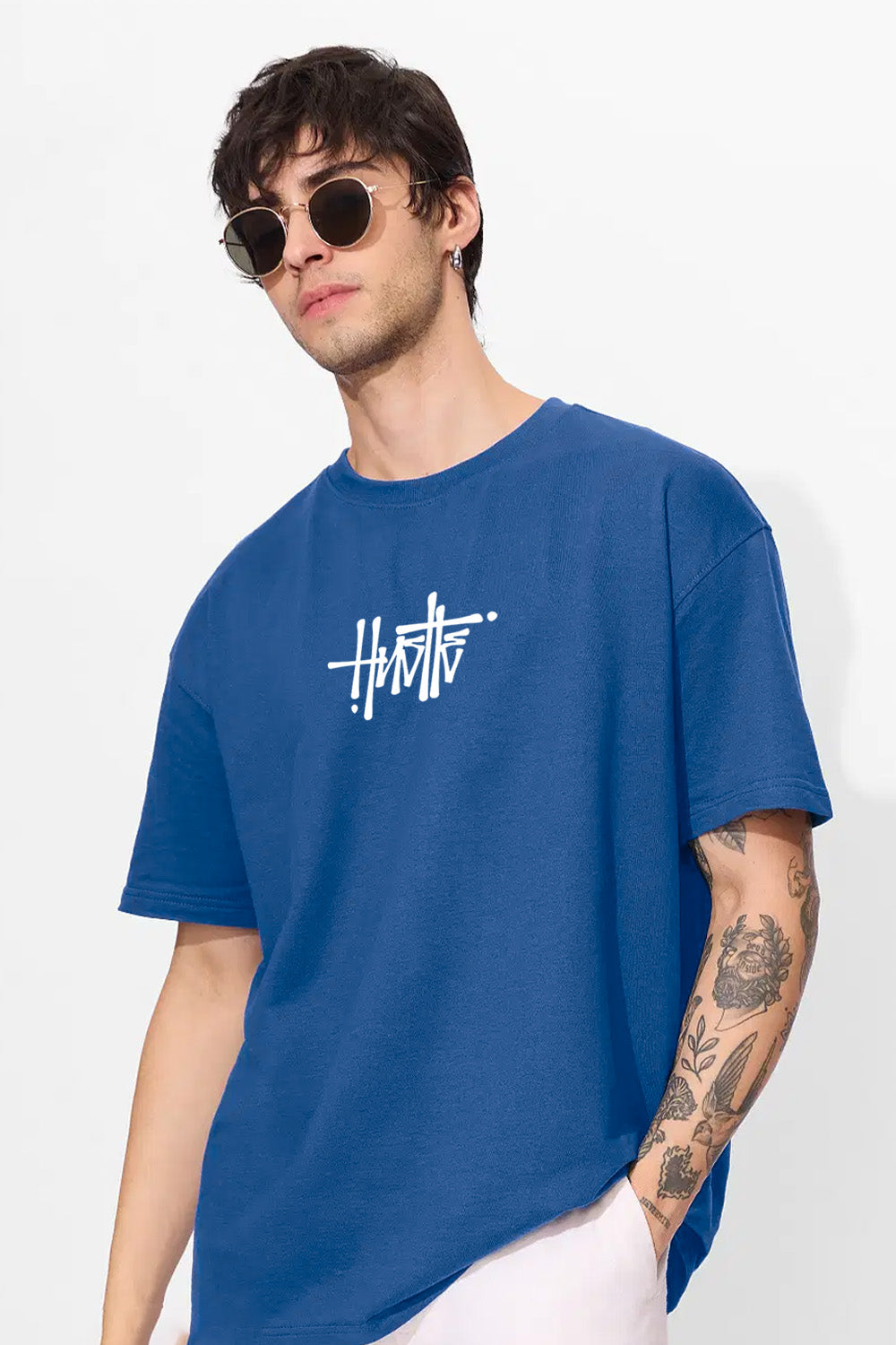 Blue Back Printed, Oversized, Junk